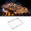 2St Compacte Rvs Bbq Grill Met 6 Spiesjes Draagbaar Camping 6