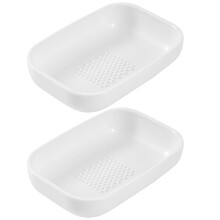 6St Handrasp Voor Knoflook En Gember, Lichtgewicht, Wit Keukengerei
