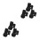 6Pcs Universal Mic Stand Clip Black Plastic Spring Clamp for Recording 4