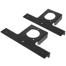 4Pcs Heavy Duty Black Metal Pergola Bracket Kit for Outdoor Patio Use