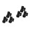6Pcs Universal Mic Stand Clip Black Plastic Spring Clamp for Recording 5