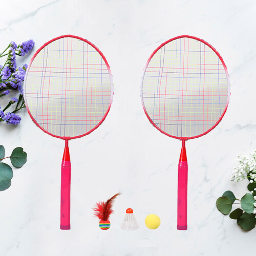 1 Set Badmintonracket Kinderdribbelspeelgoedset 2