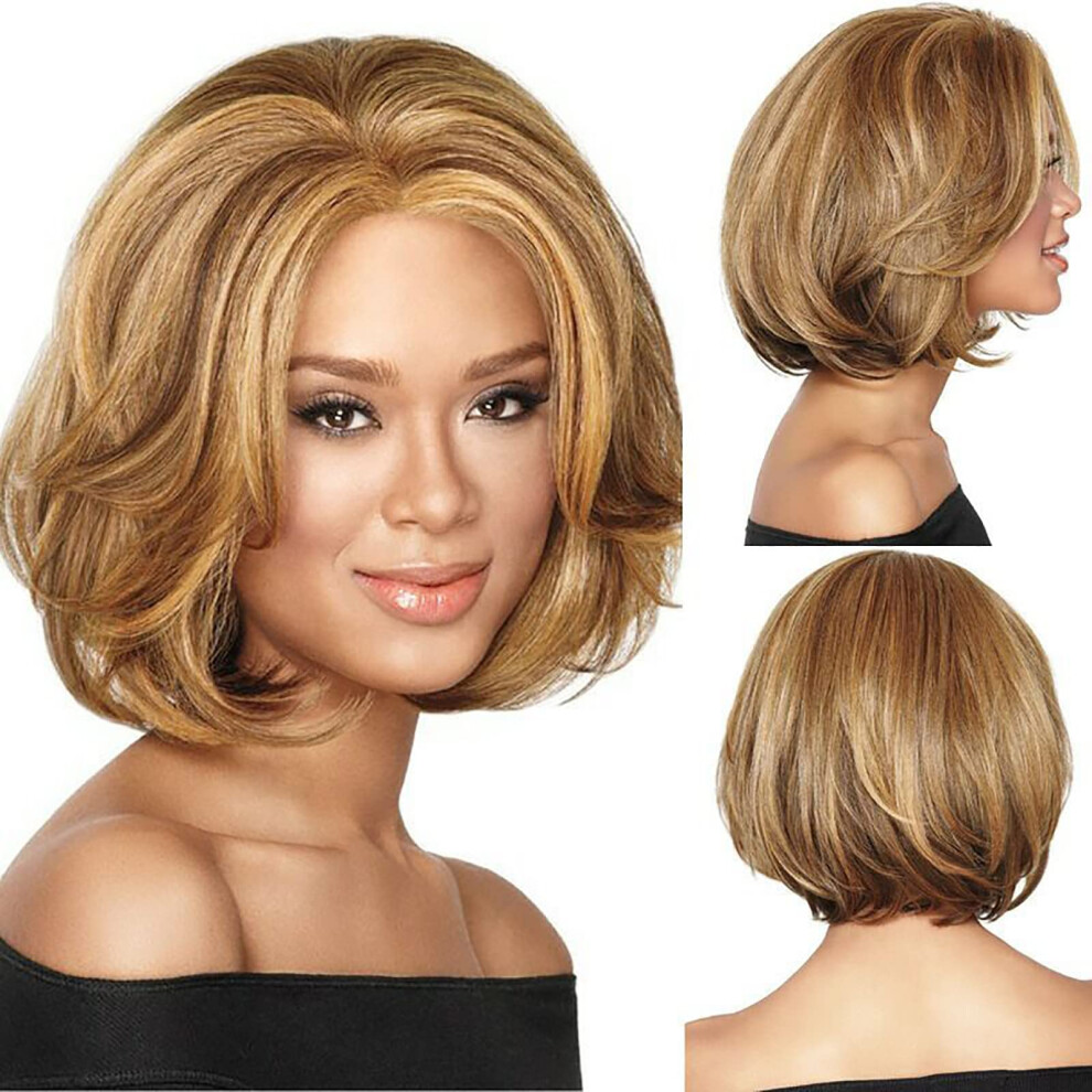 Short Pixie Cut Wig for Women Blonde Synthetic Heat Resistant Fiber Natural Look Low Maintenance Style