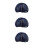 18Pcs Navy Kitchen Hair Nets Cotton Polyester Chef Work Caps Set 8