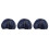 18Pcs Navy Kitchen Hair Nets Cotton Polyester Chef Work Caps Set 6