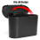 Car Trash Can with Lid, Compact Hanging Durable Vehicle Interior Garbage Bin Black 5