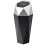 Car Trash Can with Lid, Small Automatic Car Garbage Bin, Compact SpaceSaving Design, Silver 1