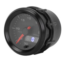 52mm Digital Vacuum Gauge for Cars DC12V Automotive Vacuum Meter Boosts Engine Performance