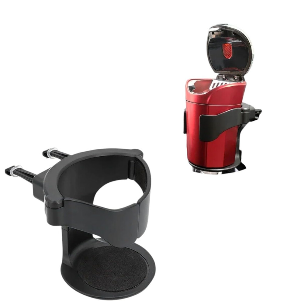 Car Cup Holder Tray With 360 Swivel Base, Adjustable Drink And Snack Organizer For Car 9113335631489