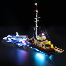 Jaws Light Kit with Realistic LED Lighting for 21350 Ideas Set and Collector Display