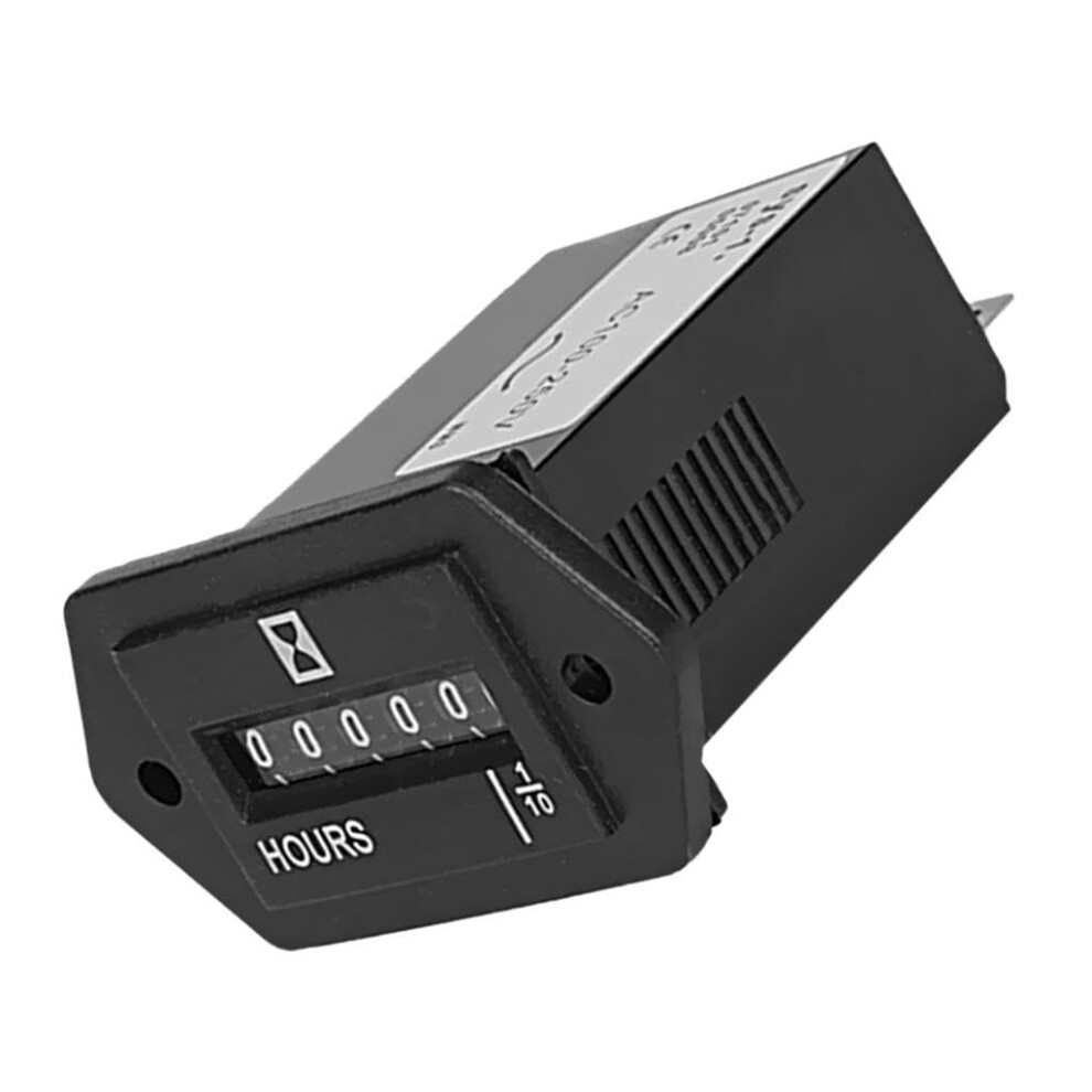 Ac100250v Hour Meter With 6 Digit Electromechanical Counter For Accurate Industrial Time Tracking 9113335631540