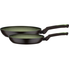 Set of 2 Pans - Induction - GSW - AVOCADO - Ø 24 and 28 cm - Forged Aluminum 3 mm - Green