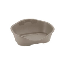 ZOLUX Cesta in plastica Sleeper 71 cm - 88 x 62 x 34 cm - Taupe - Per cane