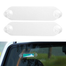 Holder for EZ Pass Windshield with Suction Cups, Clear Acrylic Universal Toll Pass Mount, 2 Pack