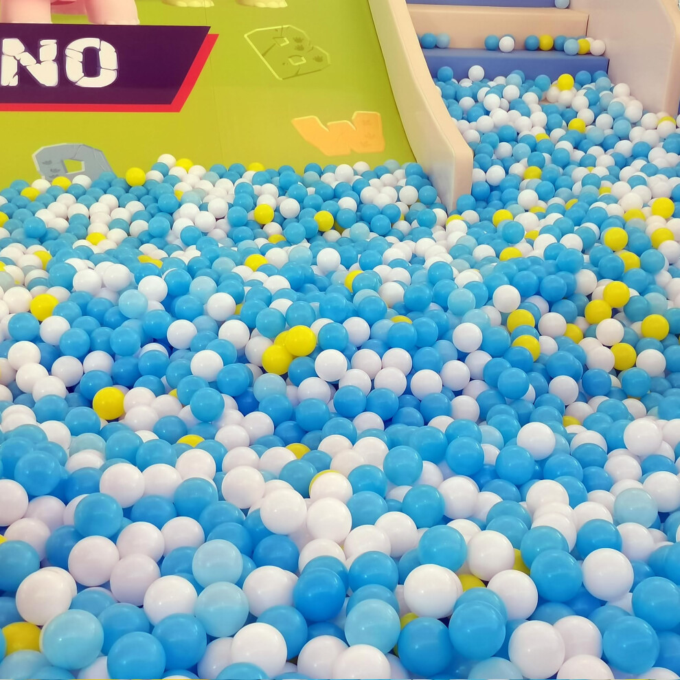Ball Pit Balls 50 Pack BPA Soft Plastic 2.2 Inch Multicolor for Toddlers Playhouse and Pool