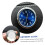Car Dashboard Clock with Adhesive Mount, Blue Dial, RustResistant, Easy Interior Installation 2