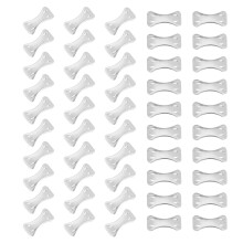300Pièces Clips En Métal Argenté Accessoires Durables Pour Bandages