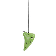 8Pièces Ocarina Dolomite 6 Trous Vert, Portable Facile Pour Débutants