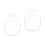 2Pièces Bols Mains Blancs Outils De Beauté Ongles 5