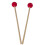 Red Wooden Drumsticks for Marimba Sturdy Bamboo Musical Tools 4
