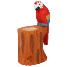 1Stk Holz Stiftehalter Mit Retro Tiergravur Für Schreibtisch