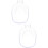2Pièces Bols Mains Blancs Outils De Beauté Ongles 8