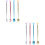 8Pièces Stylos Gel Créatifs Couleurs Assorties Usage École Et 7