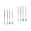 8Pièces Stylos Gel Créatifs Couleurs Assorties Usage École Et 5