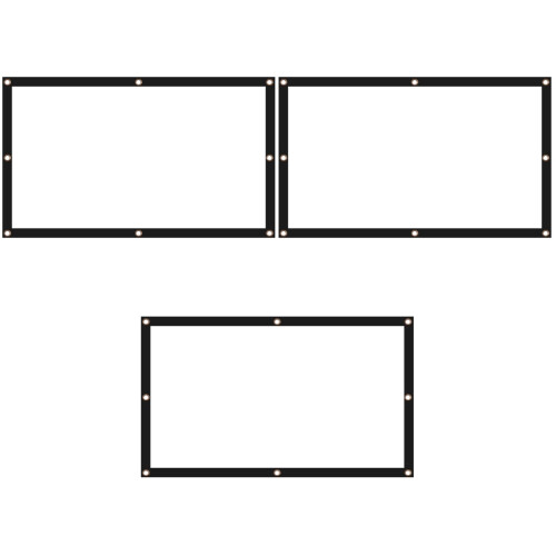 3Pièces Écran Portable Robuste Pour Conférence Et Cinéma Maison 2