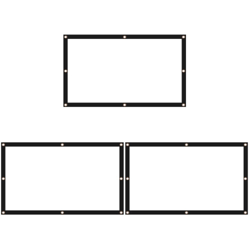 3Pièces Écran Portable Robuste Pour Conférence Et Cinéma Maison 1