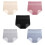 1Set Comfortabele Taille Slips Dames, Nylon En Kantaccent 8