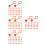 800Pièces Caches Graisse Plastique Protecteurs Auto Rouge 3