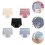 1Set Comfortabele Taille Slips Dames, Nylon En Kantaccent 9