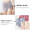 1Set Comfortabele Taille Slips Dames, Nylon En Kantaccent 5