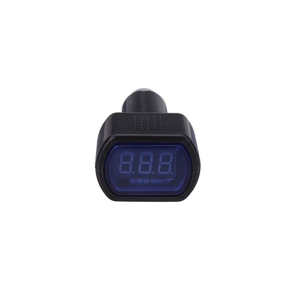 Car Voltage Meter 12V 24V Battery Monitor Led Display Cigarette Lighter Digital Voltmeter Black 9070919840012