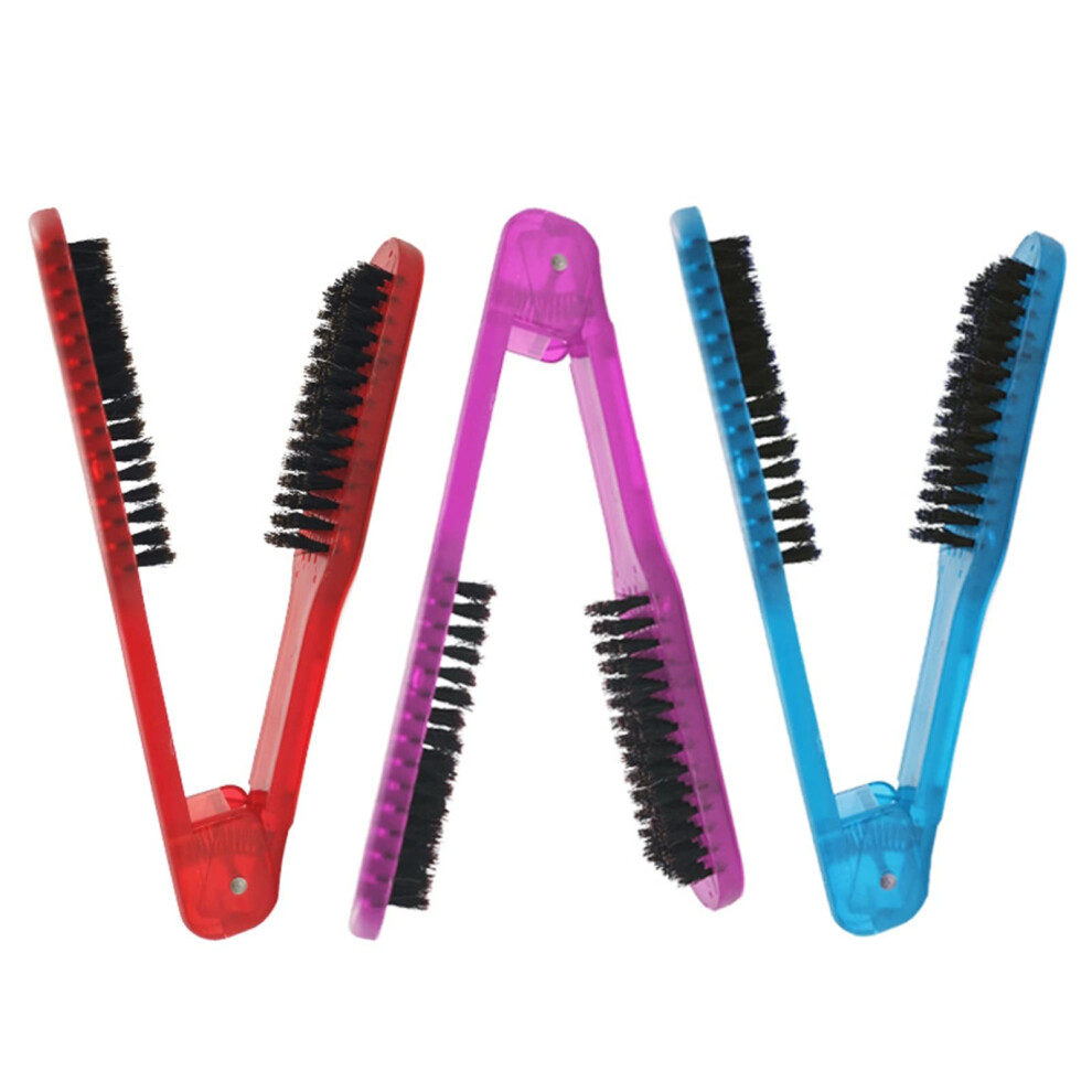 V Shape DoubleSided Hair Styling Comb with AntiStatic Fast Drying Design for Salon and Travel