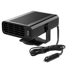12V Car Heater Dual Mode Fast Heating and Cooling Fan 360 Rotatable Windshield Defroster