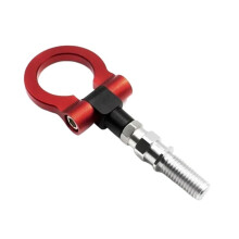 Car Tow Hook Aluminum Heavy Duty Front Rear Towing Kit for Honda with Quick Rescue Assist Red