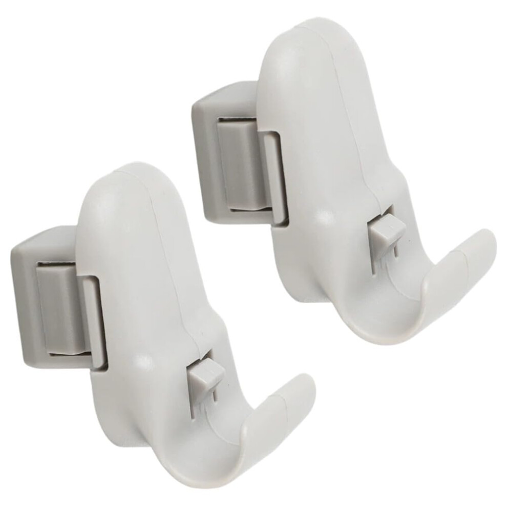 2Pcs Sun Visor Clip Lc6269261b77 Replacement For Mazda 3 5 6 Cx7 Cx9 Rx8 Mpv Grey 9113335633438