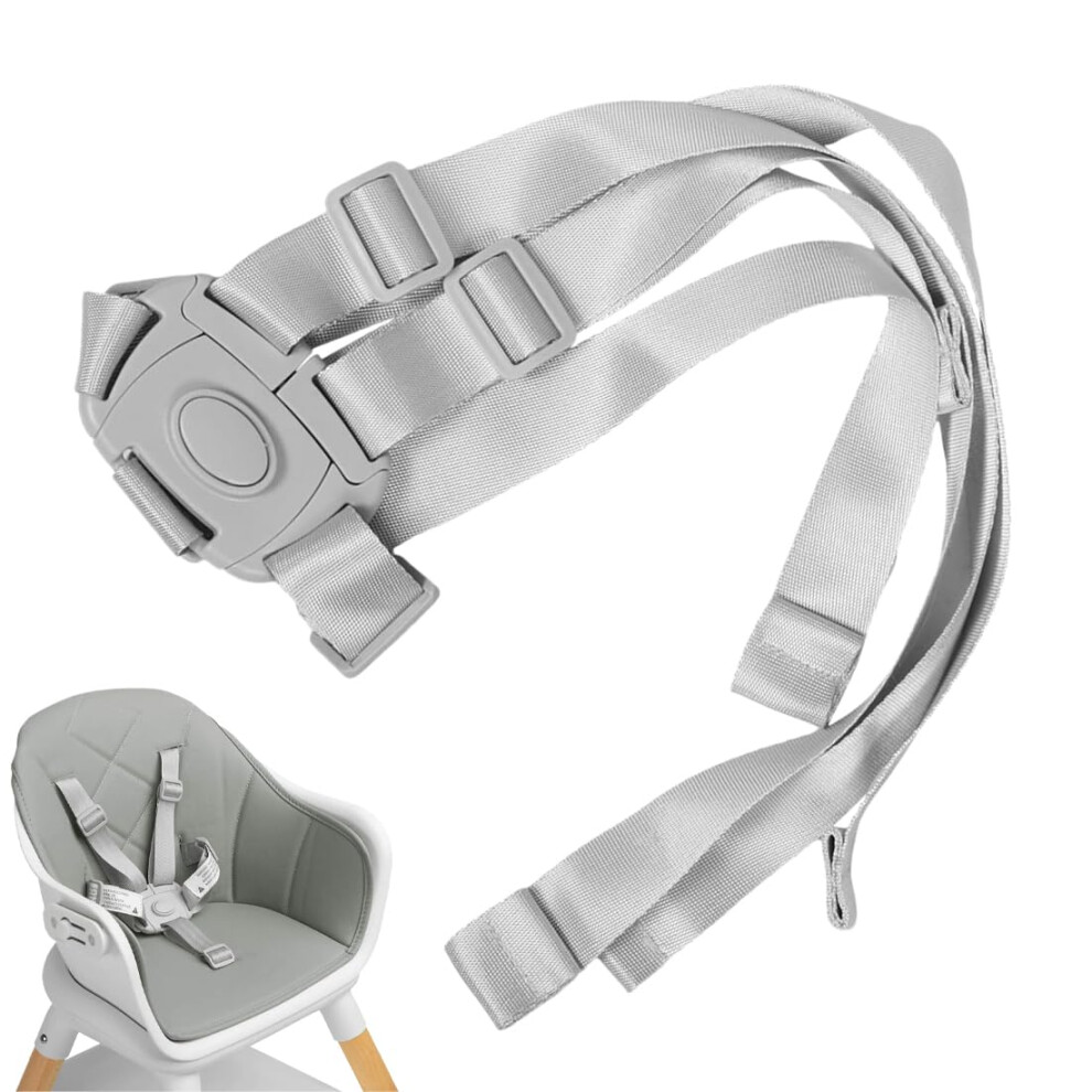 Universal 5 Point Chair Harness Strap With Adjustable Buckle For Baby Safety And Replacement 9070919841767