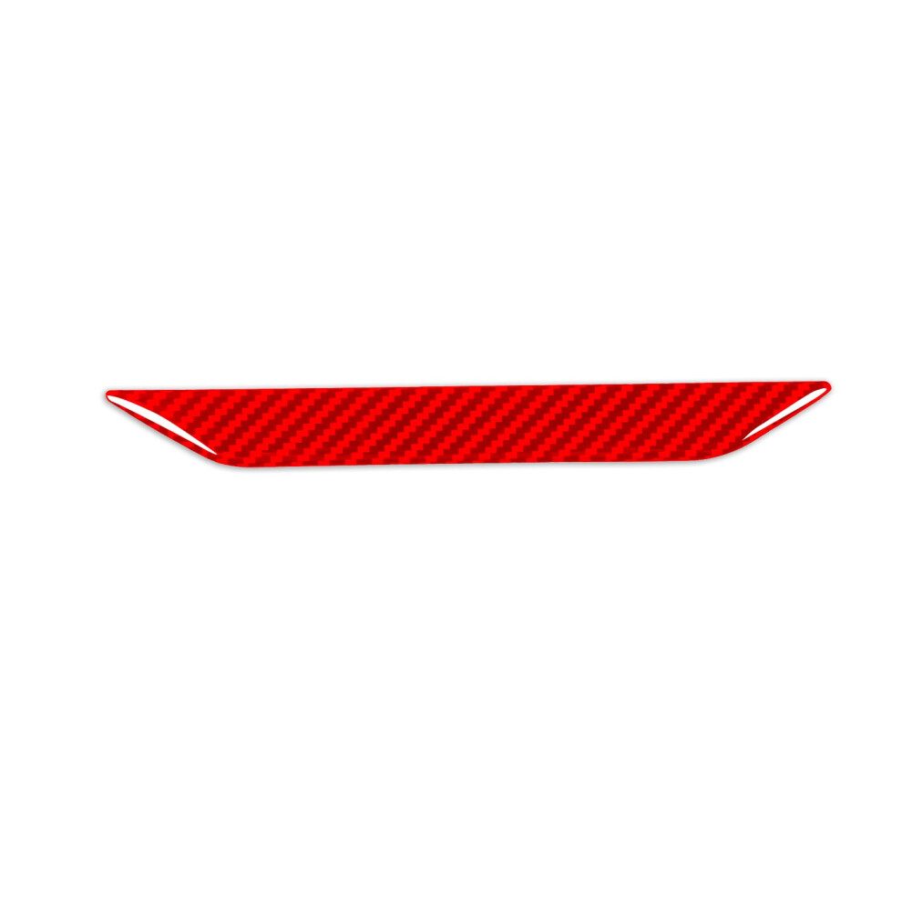 Red Carbon Fiber Dashboard Trim Scratchproof Interior Sticker Accessories For Volkswagen Id.4 20212023