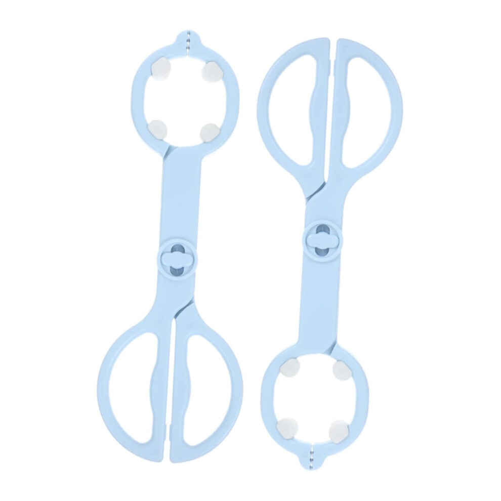Bottle Tongs 2Pcs Heat Resistant AntiSlip Nursing Bottle Clamp with Ergonomic Handle for Feeding