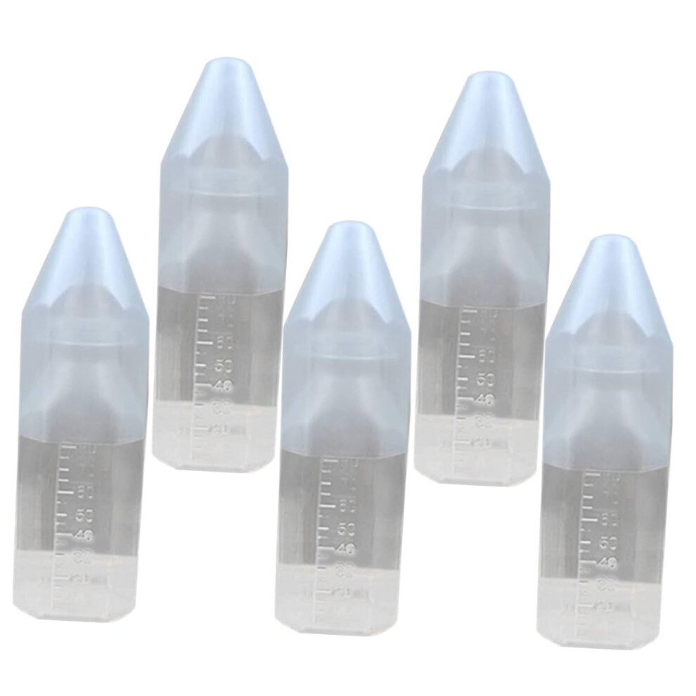 Disposable Baby Feeding Bottles with Pacifier and Dust Cover, Leak Proof TravelFriendly Newborn Feeder