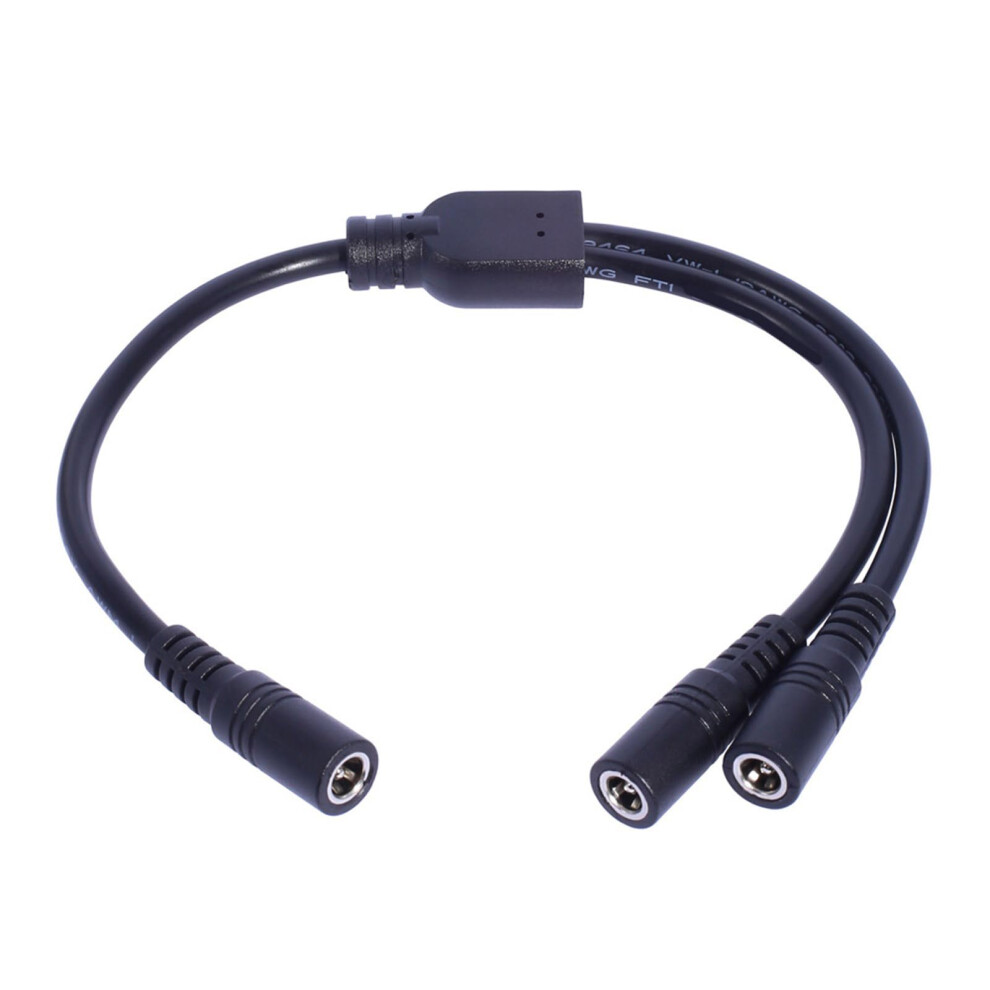 Dc Splitter Cable 5.5X2.1mm Female To Dual Female 18Awg 120W For Cctv Led Multidevice Power 9070919842467