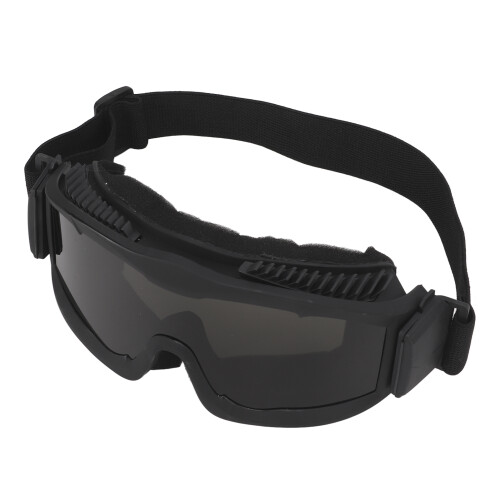 Explosion Proof Outdoor Hunting Goggles with Interchangeable Lenses, Black