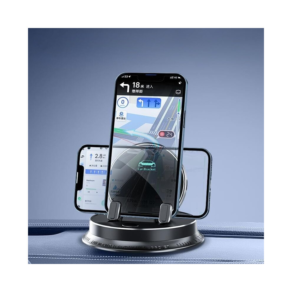 Car Phone Holder 360 Adjustable Viewing With Silicone Antislip Grip For Dashboard, Home, Office 9070919842986