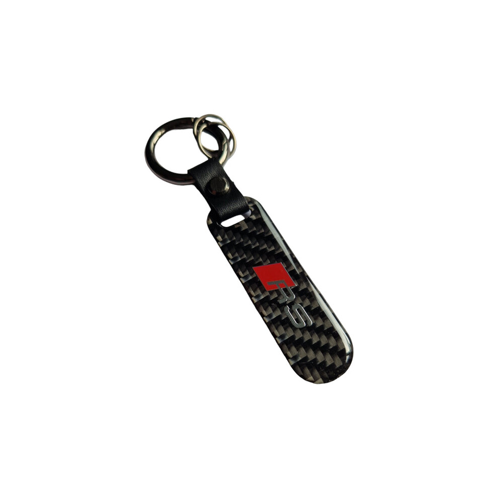Audi Rs Carbon Fibre Key Ring Accessories Keychain 5065009123650