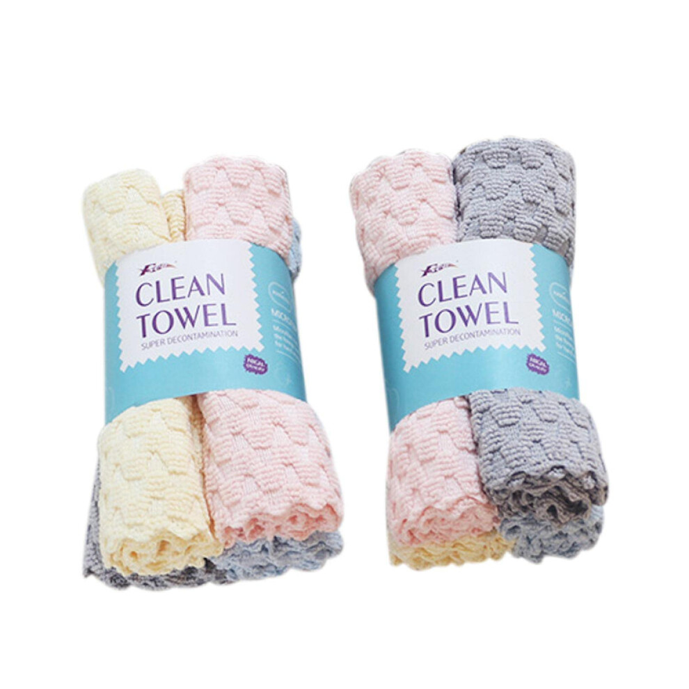 Microfiber Cleaning Cloths 30X30cm Set Of 8, Lint Towels For Kitchen, Car And Glass 9113335635364