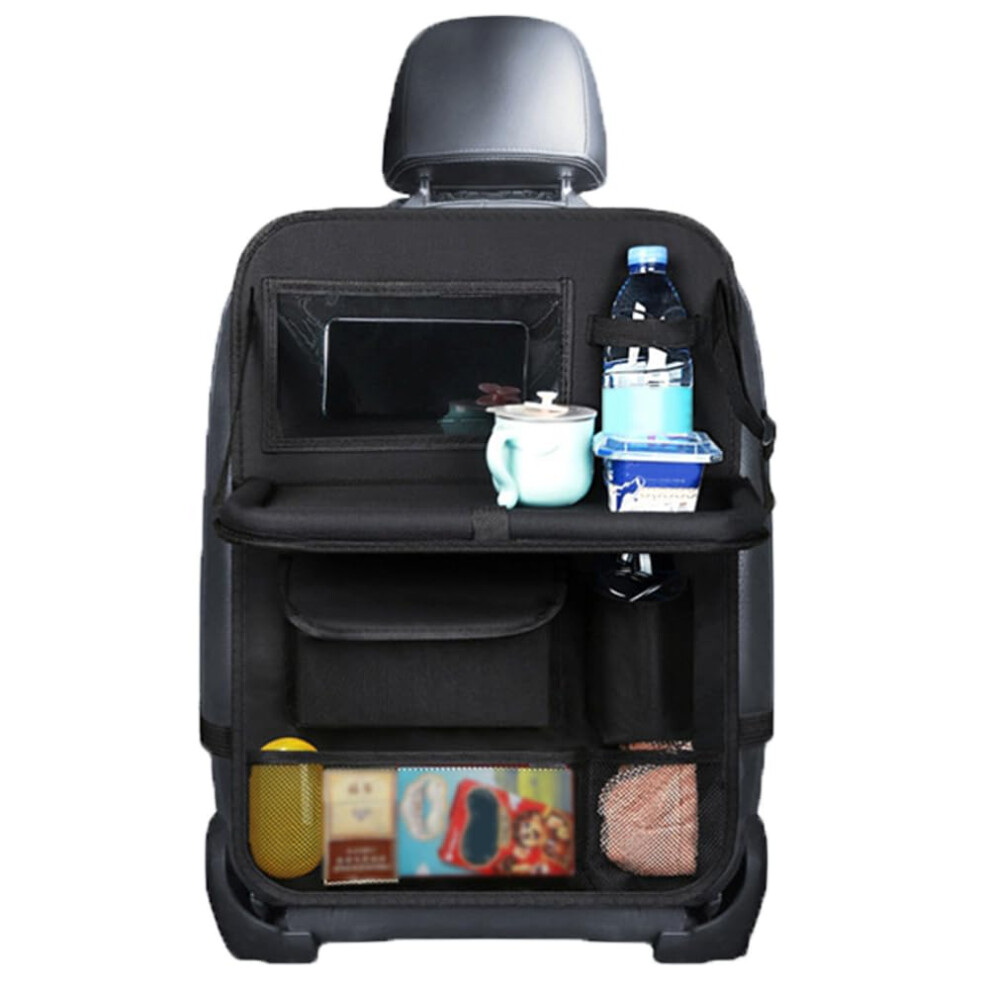 Car Backseat Organizer With Touchscreen Tablet Holder Waterproof Storage Bag For Suv Sedan Minivan 9070919843402