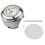 Waterproof Motorcycle Handlebar Clock with Night Vision and Chrome Plated Base 1